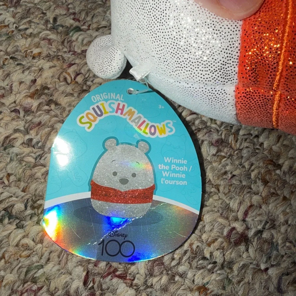 NWT Squishmallow Winnie The Pooh Plush Disney 100 Anniversary 5